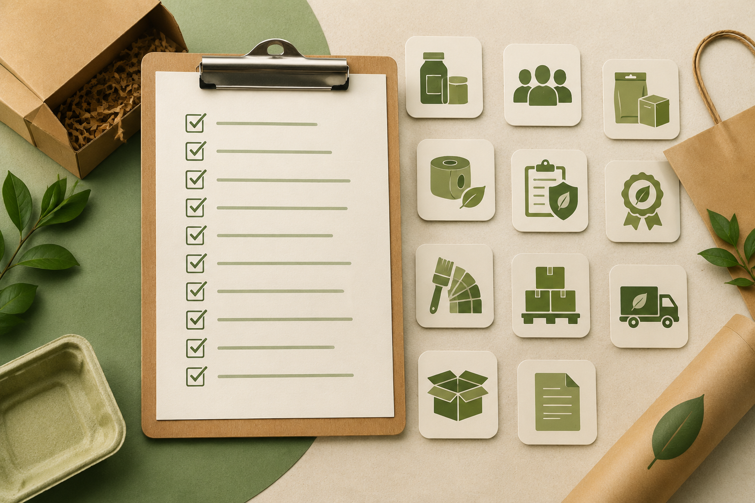 green packaging inquiry checklist